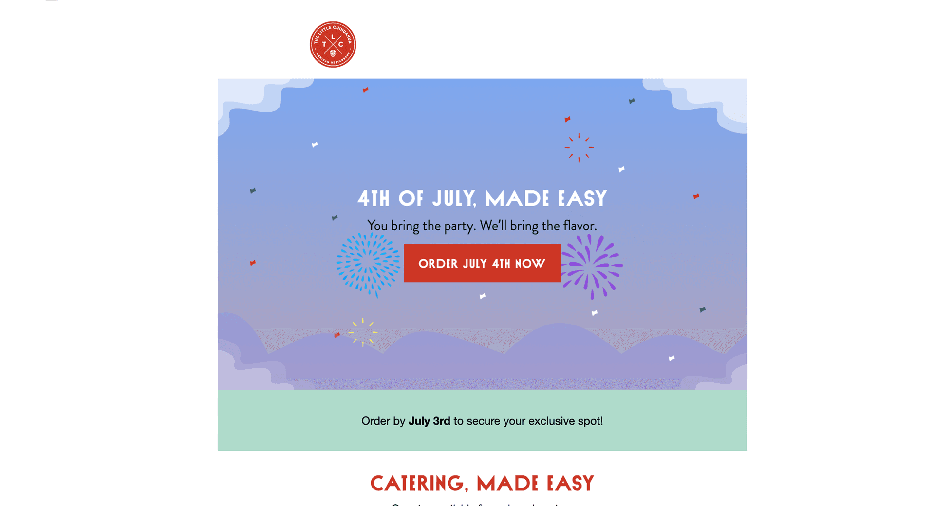 Email marketing design